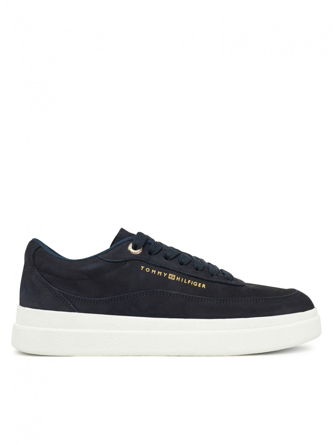 Tommy Hilfiger Sneakersy Modern Court Sneaker Nubuck FW0FW08462 Tmavomodrá